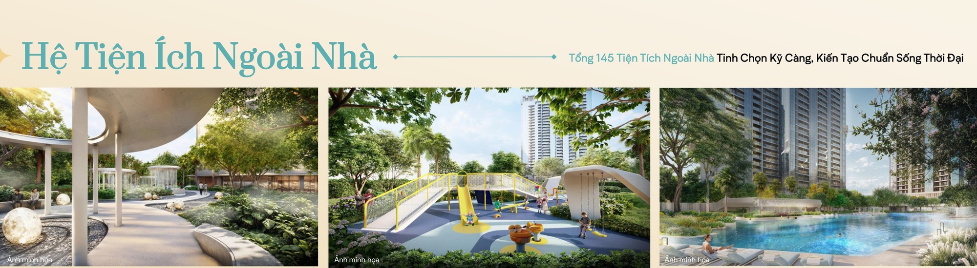 Hệ tiện ích ngoài nhà Masteri Era Landmark Ocean Park 3