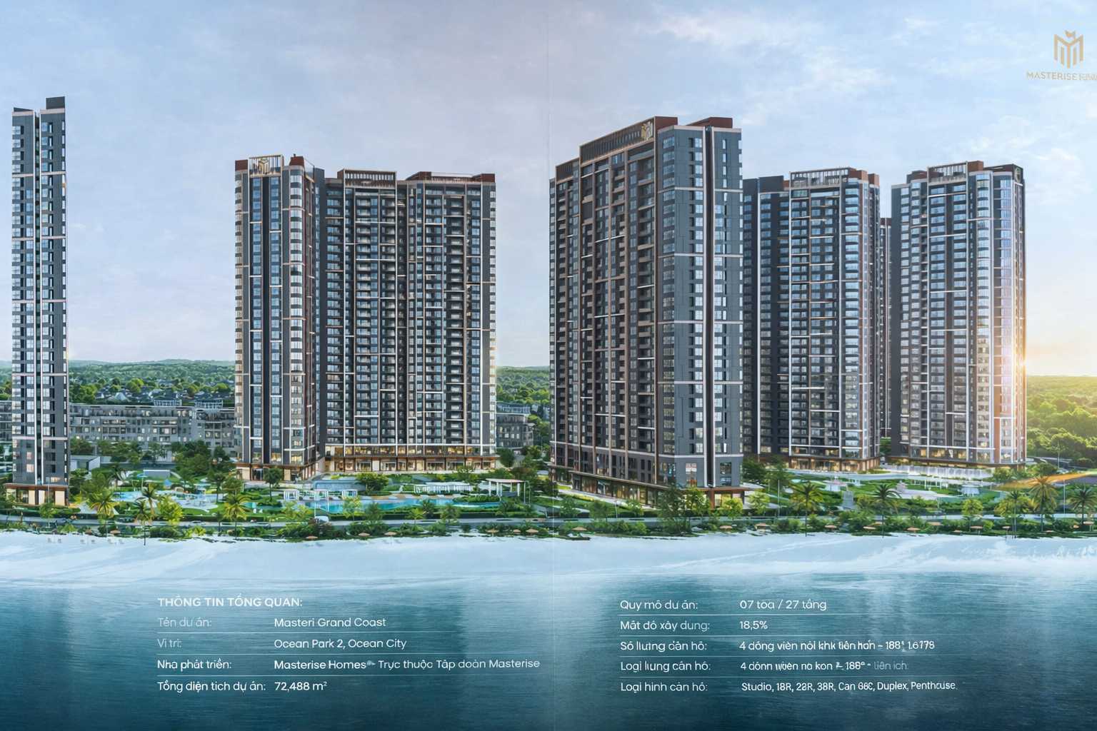 Phối cảnh dự án Masteri Grand Coast Ocean Park 2