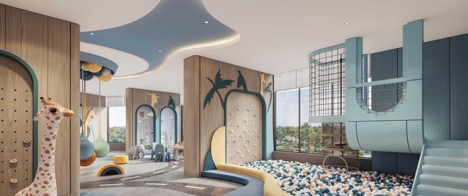 Khu vui chơi trẻ em trong nhà tại Masteri Grand Coast Ocean Park 2 Hưng Yên