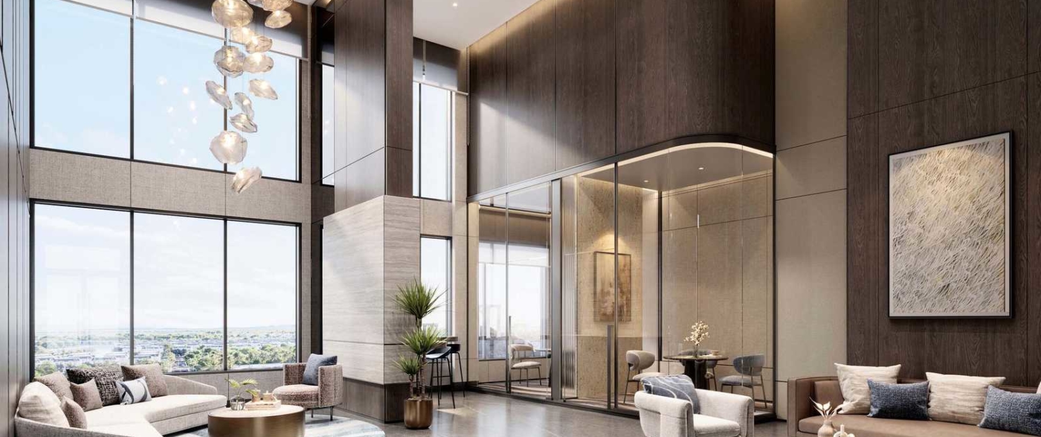 Sảnh cư dân sang trọng tại Masteri Grand Coast Ocean Park 2 Hưng Yên