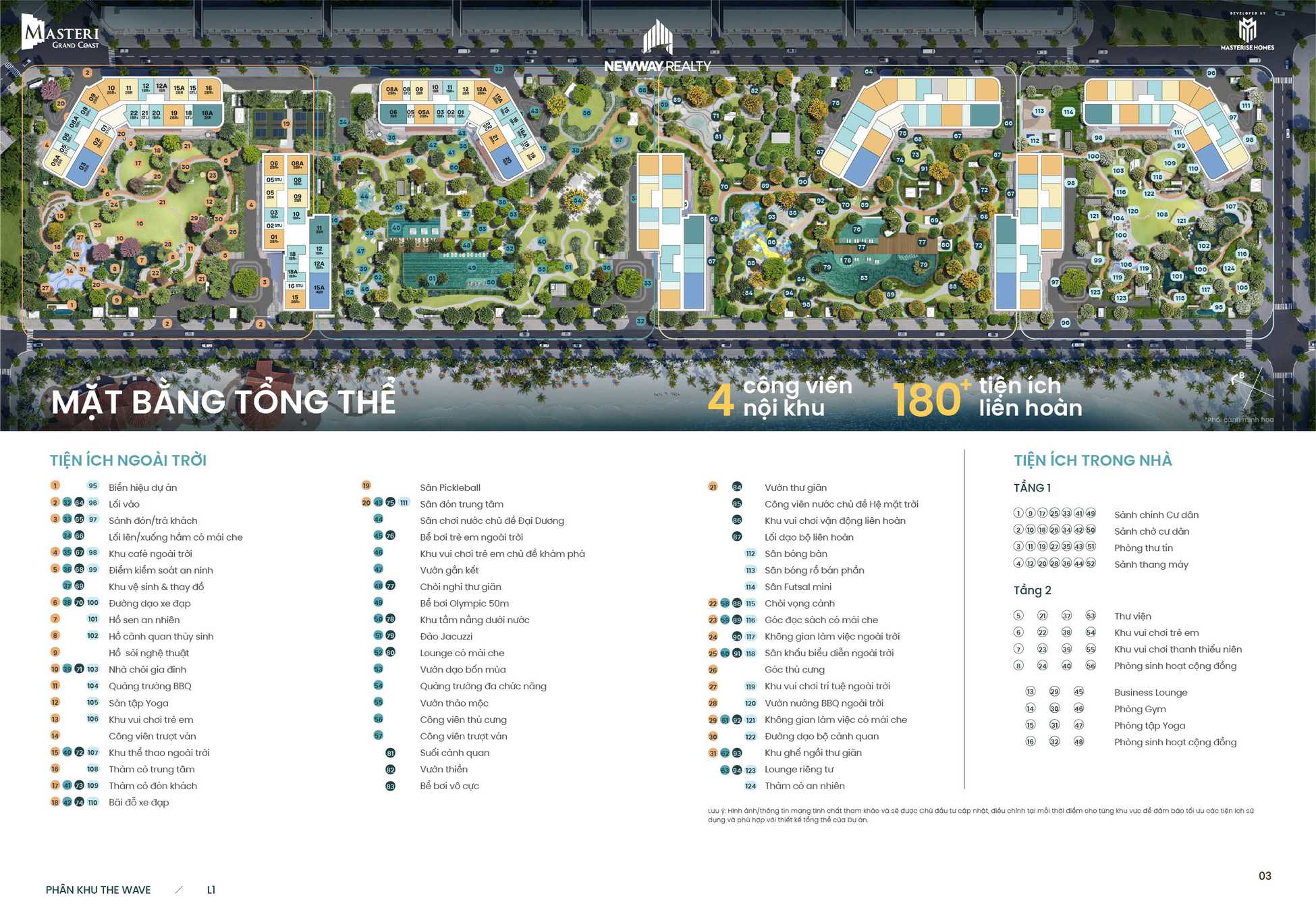 Tổng mặt bằng Masteri Grand Coast Ocean Park 2 Hưng Yên